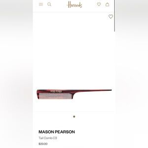MASON PEARSON Tail Comb C3